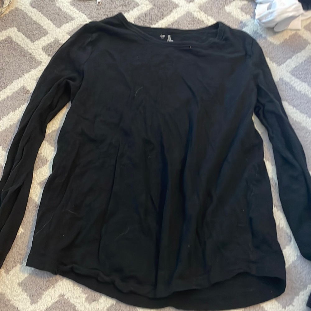 Gap black long sleeve shirt. Size M.